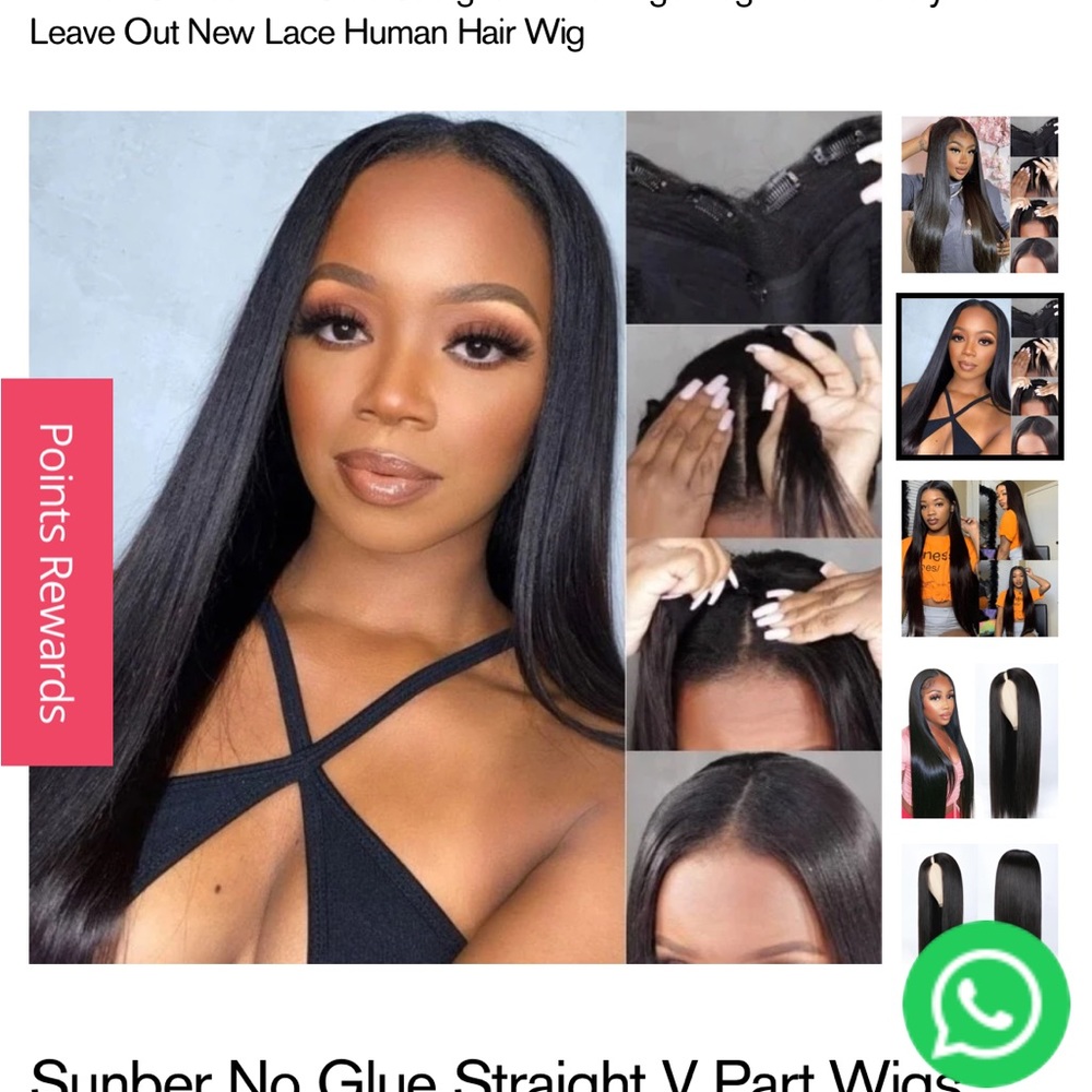 Sunber 22 v part wig